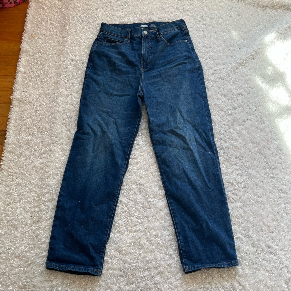 Old navy sky hi straight jeans